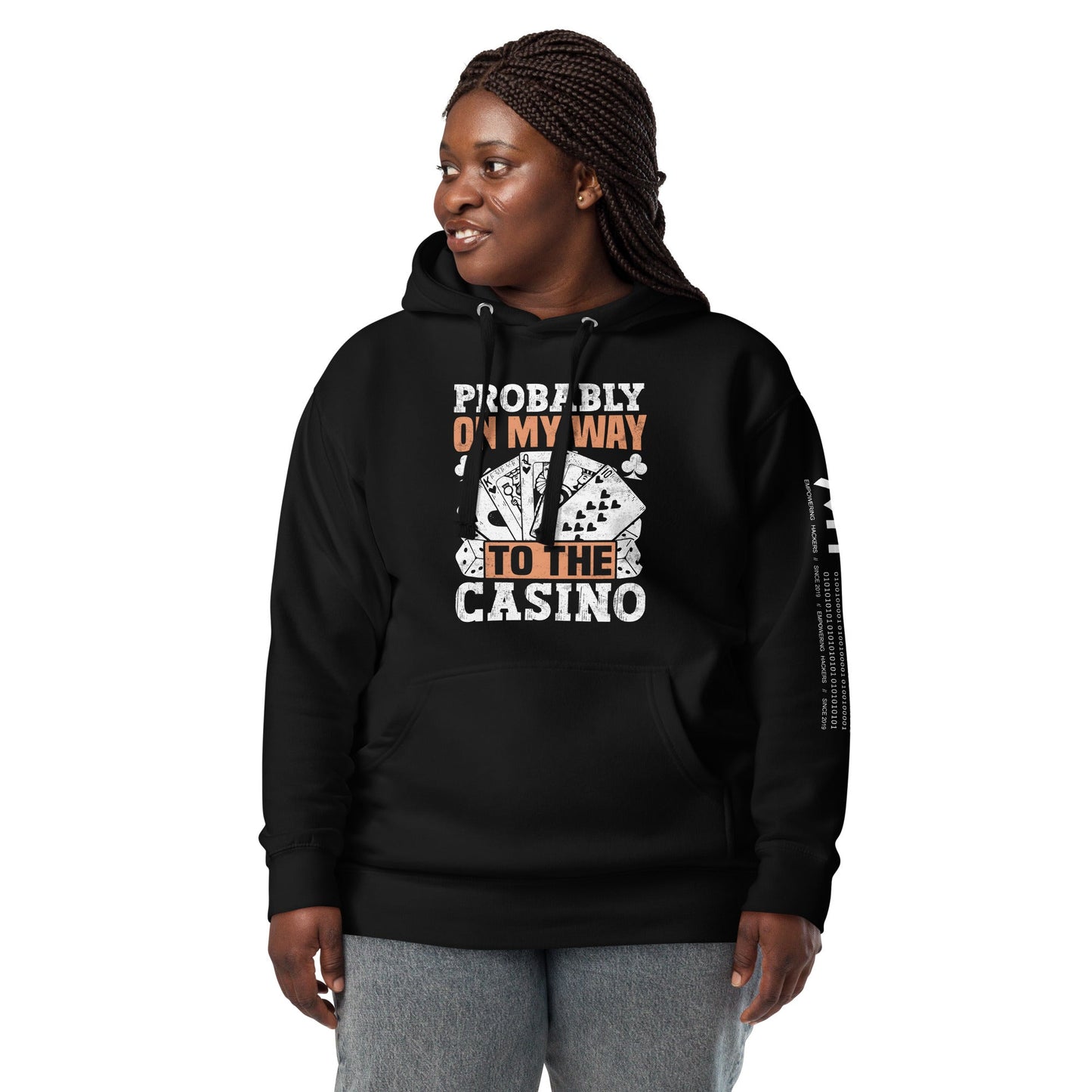Probably, my way to the Casino - Unisex Hoodie by DarkByteGear