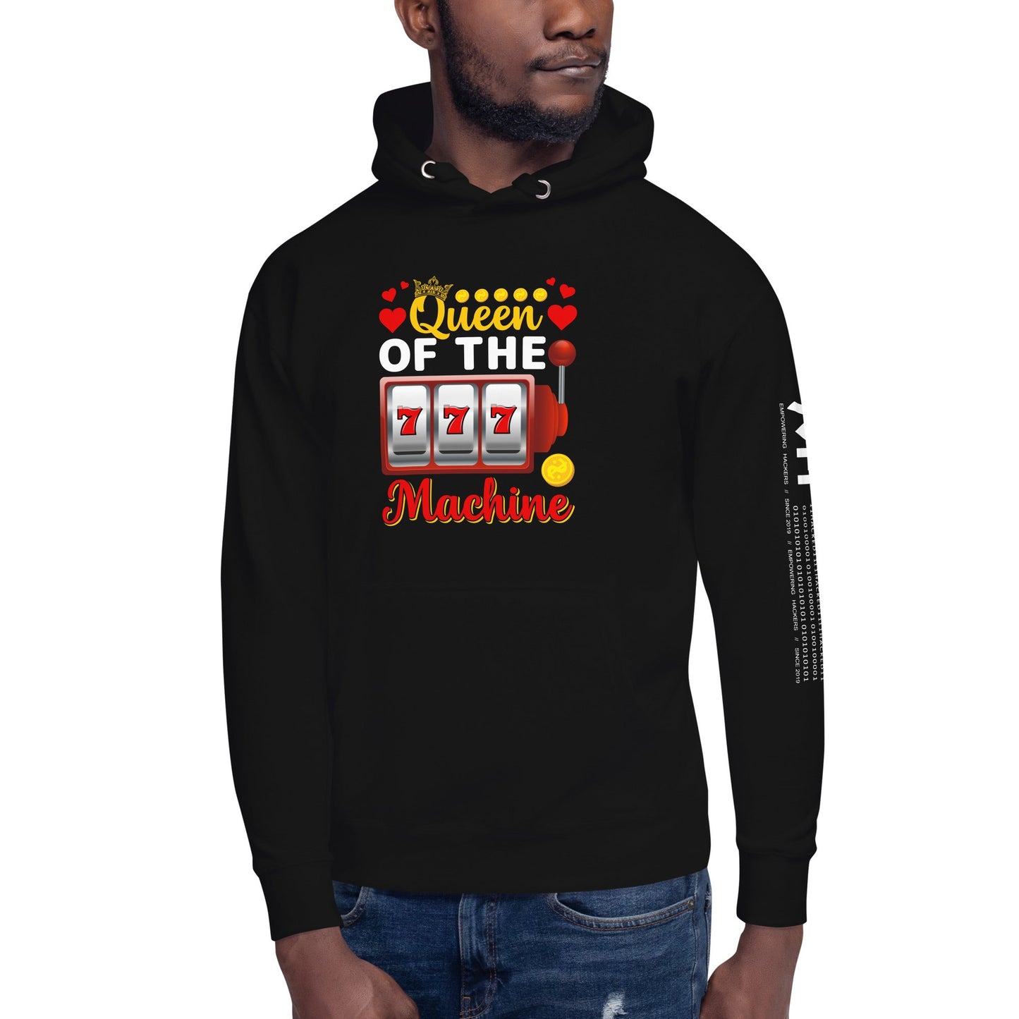 Queen of the Machine 777 - Unisex Hoodie by DarkByteGear