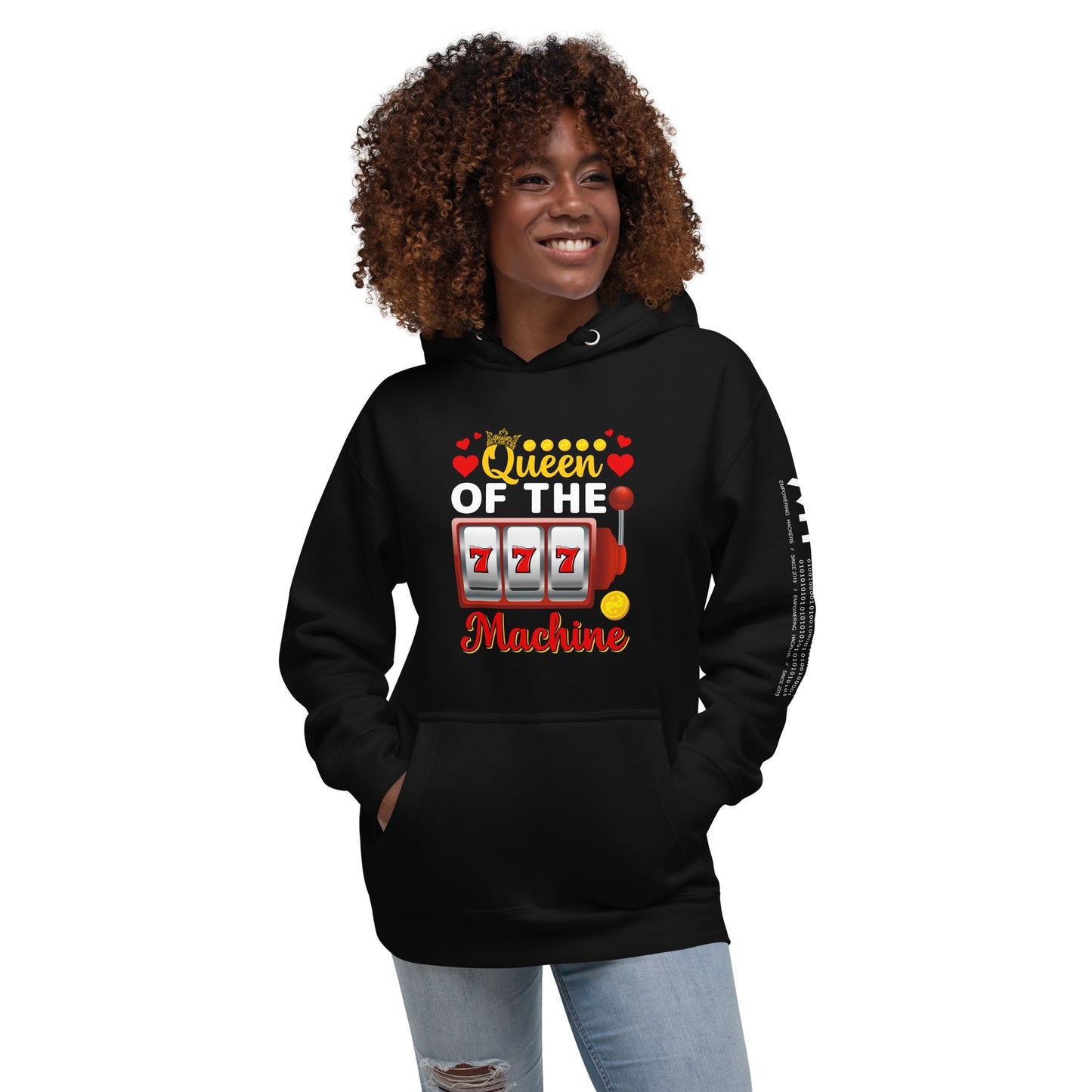Queen of the Machine 777 - Unisex Hoodie by DarkByteGear