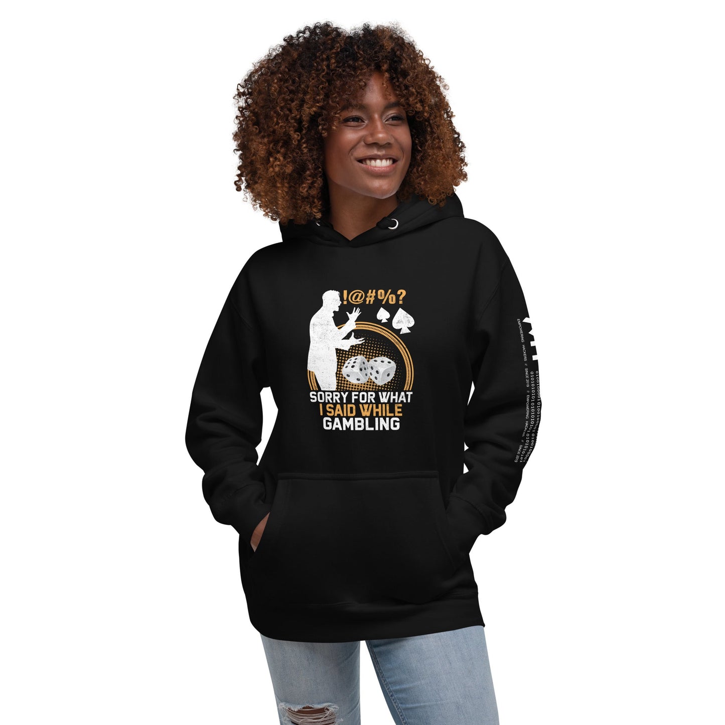 Sorry for what I Said while Gambling - Unisex Hoodie by DarkByteGear