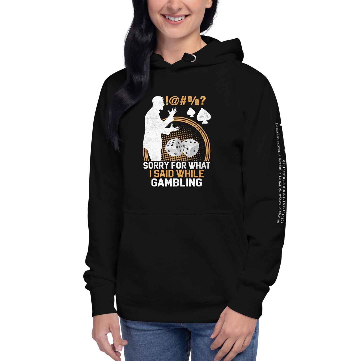 Sorry for what I Said while Gambling - Unisex Hoodie by DarkByteGear