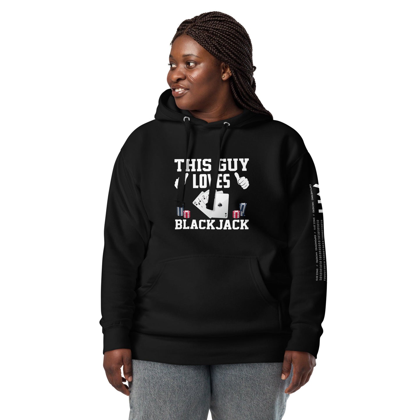 This Guy Loves Black Jack - Unisex Hoodie by DarkByteGear