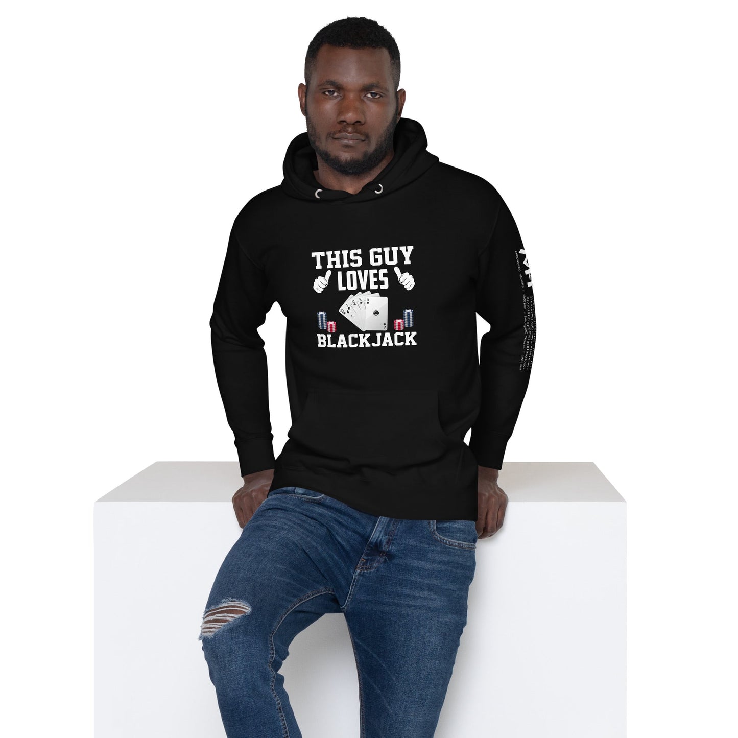 This Guy Loves Black Jack - Unisex Hoodie by DarkByteGear