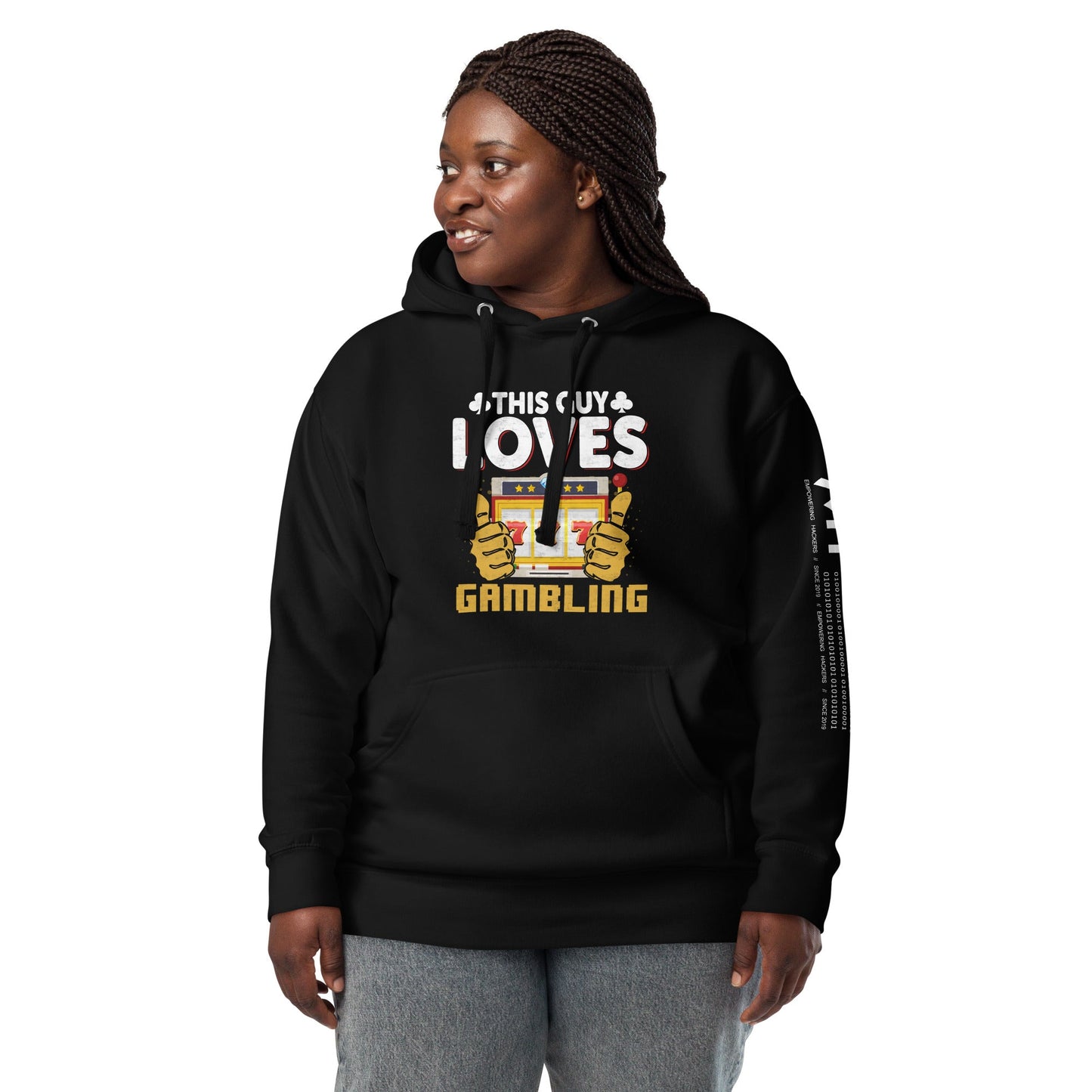 This Guy Loves Gambling - Unisex Hoodie by DarkByteGear