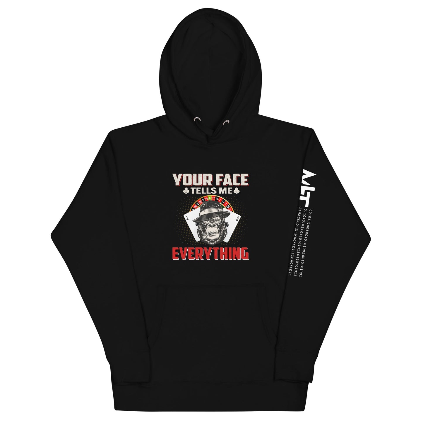 Your Face Tells me Everything - Unisex Hoodie by DarkByteGear