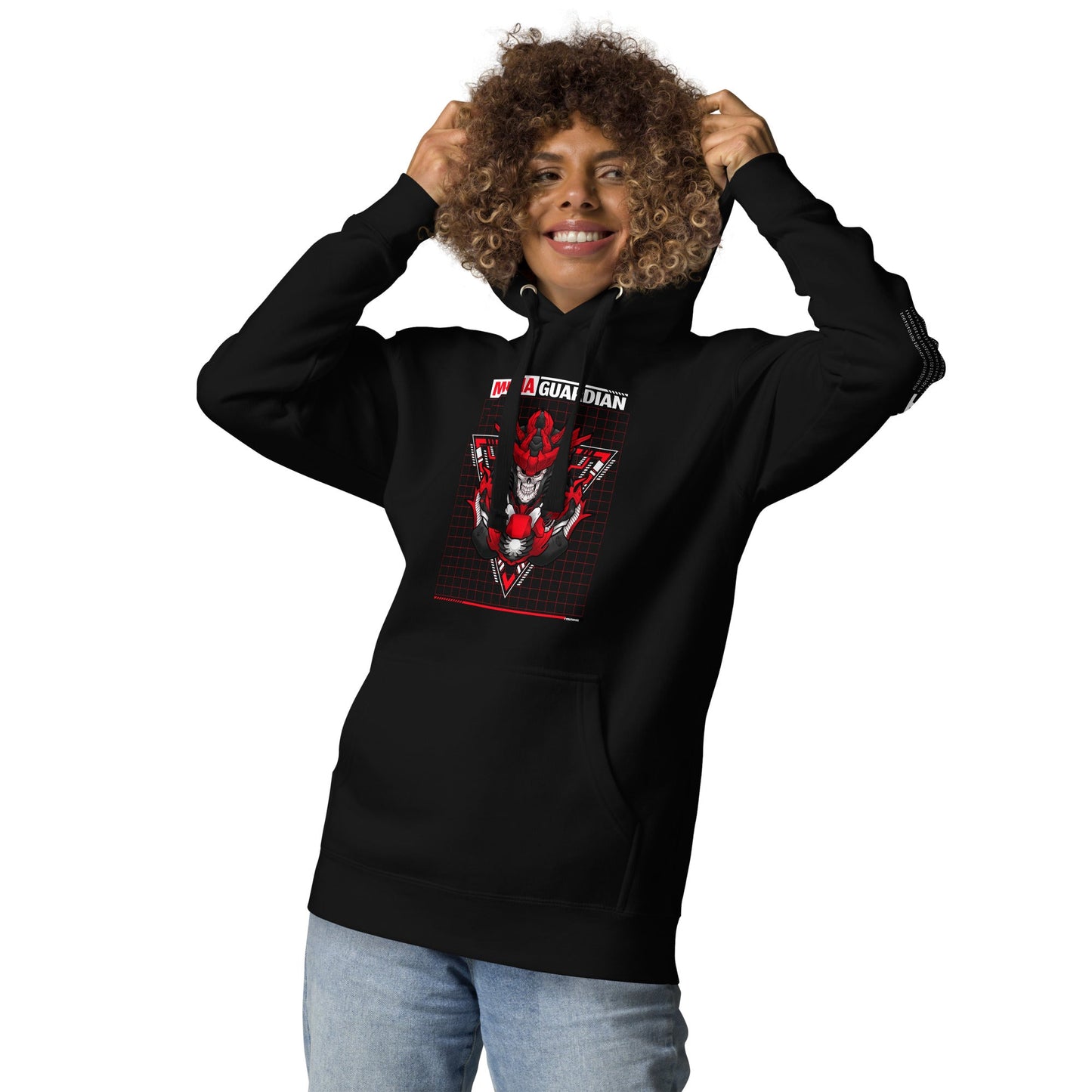 Red Mecha Guardian - Unisex Hoodie by DarkByteGear