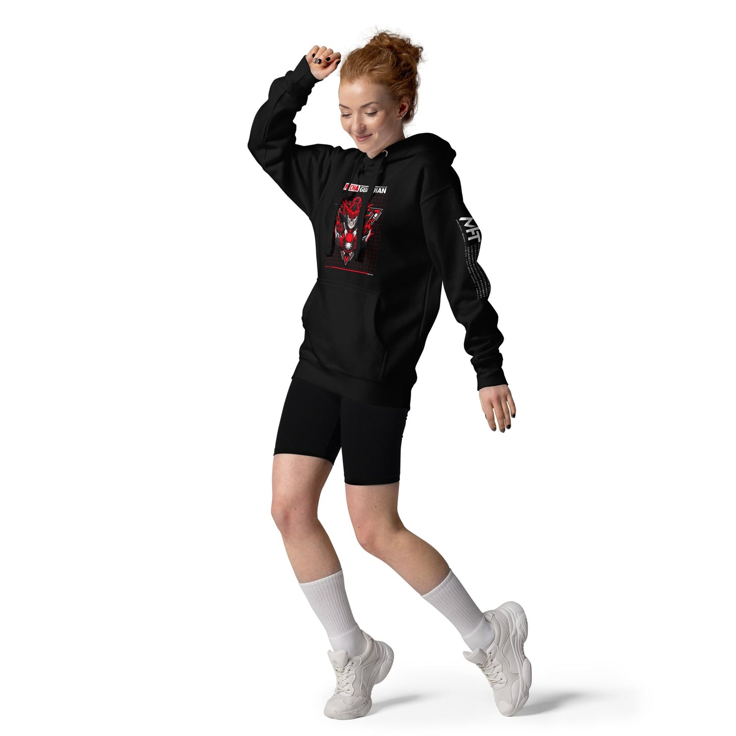 Red Mecha Guardian - Unisex Hoodie by DarkByteGear