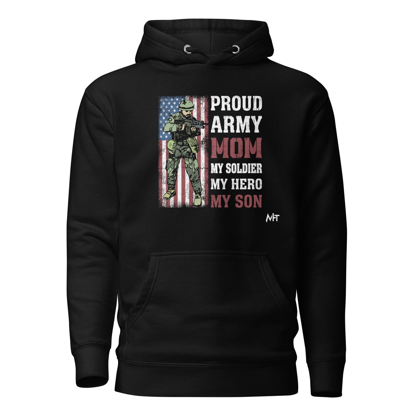 Proud Army Mom - Unisex Hoodie by DarkByteGear