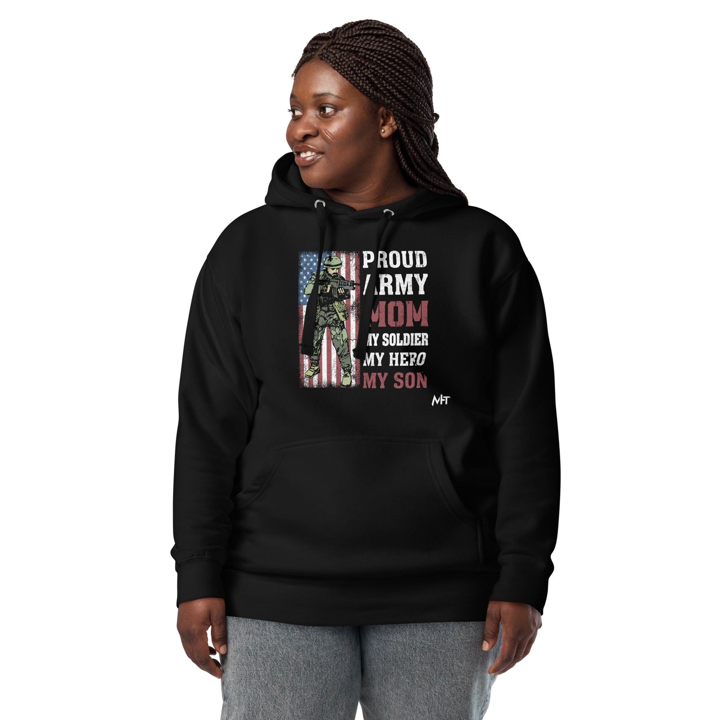 Proud Army Mom - Unisex Hoodie by DarkByteGear