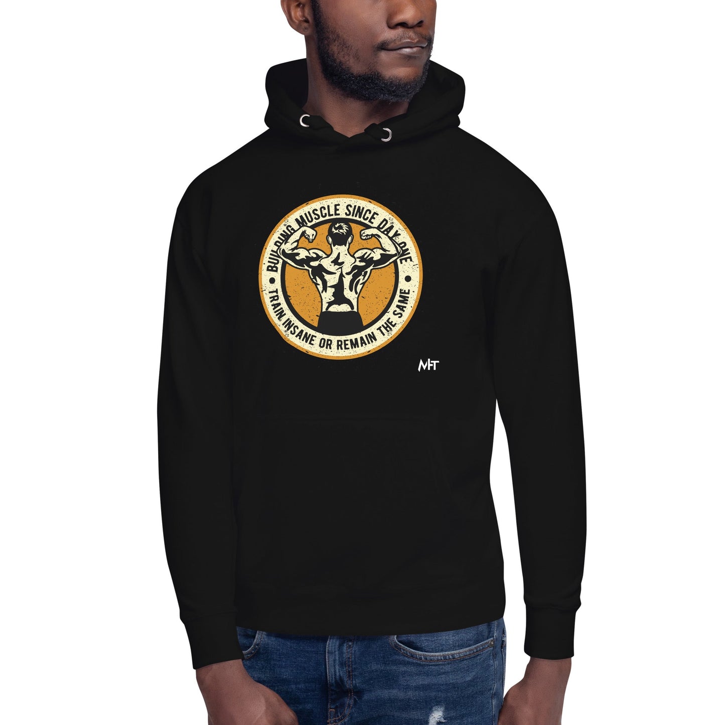 Building muscles since Day one - Unisex Hoodie by DarkByteGear