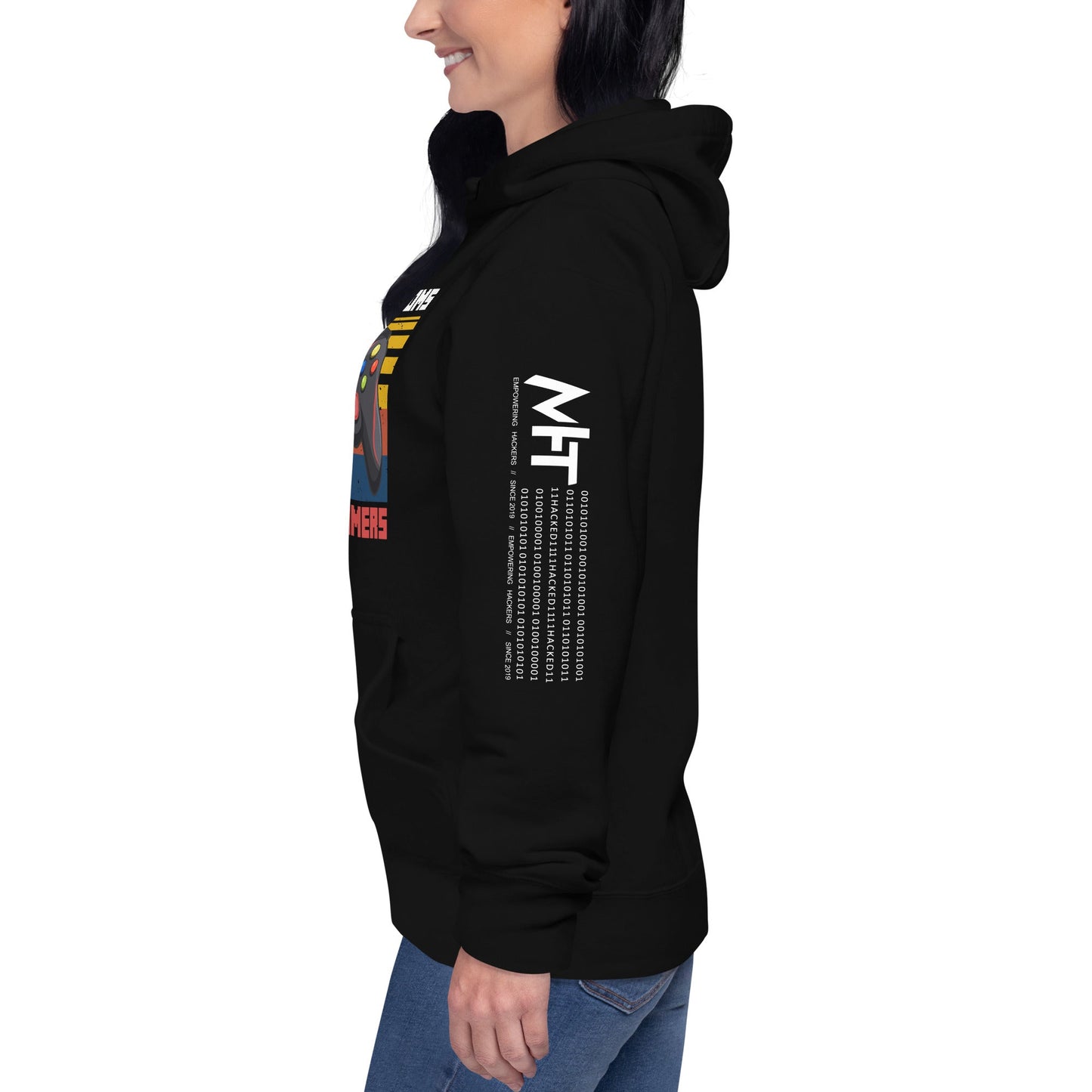 The best Moms are Gamers Unisex Hoodie by DarkByteGear