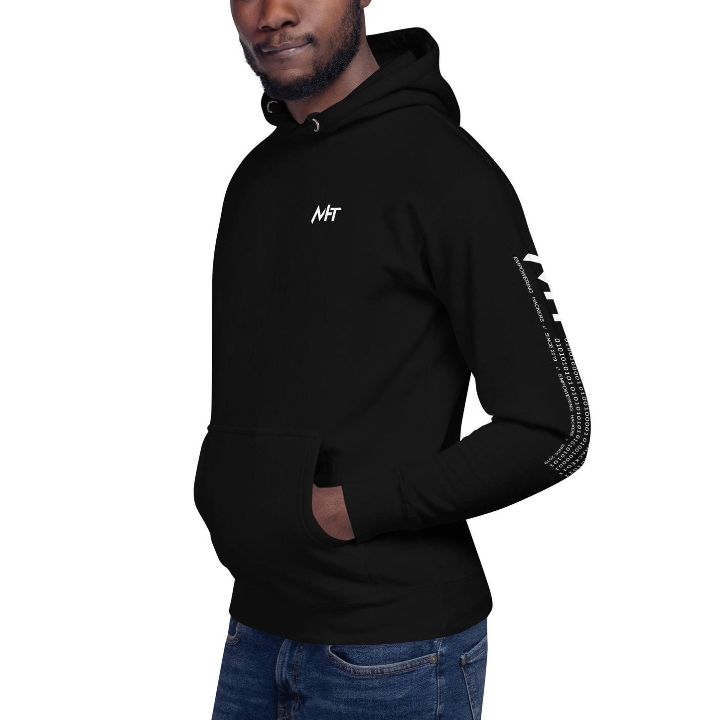 0 day v1 - Unisex Hoodie (back print) by DarkByteGear