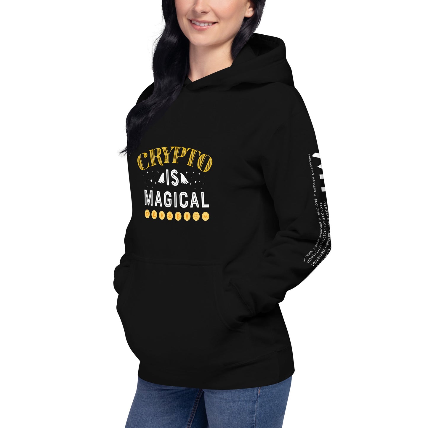 Crypto is Magical Unisex Hoodie by DarkByteGear