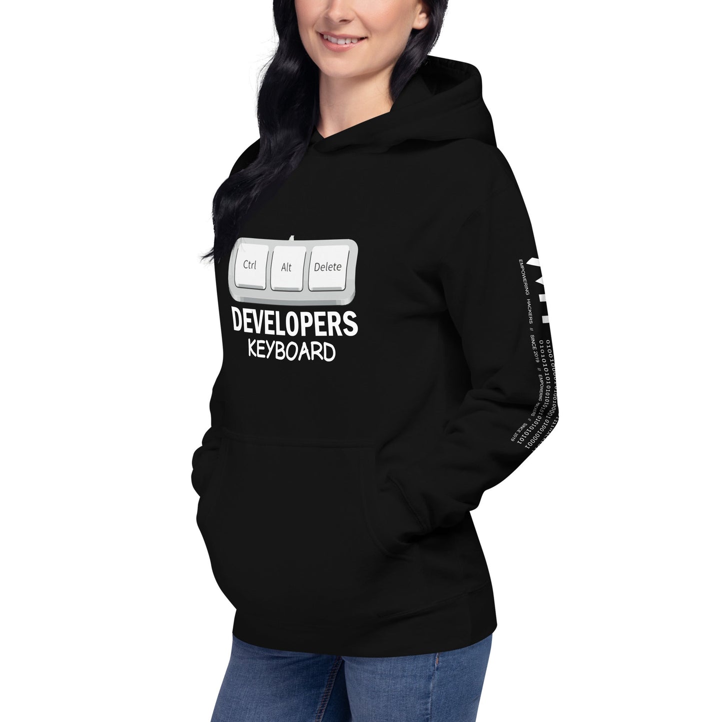 Ctrl+Alt+Del Developer Keyboard - Unisex Hoodie by DarkByteGear