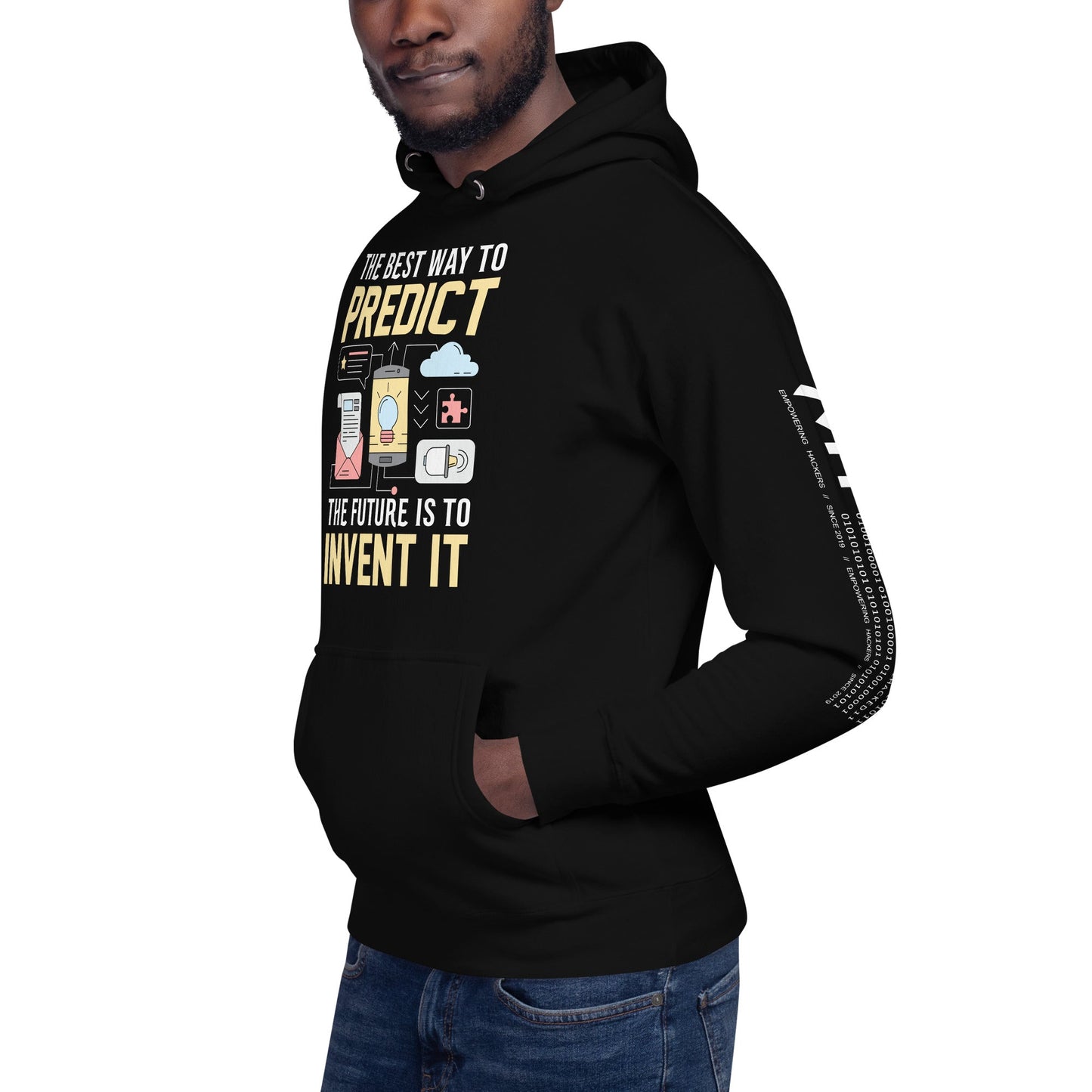 The Best Way to Predict Future is to invent it - Unisex Hoodie by DarkByteGear