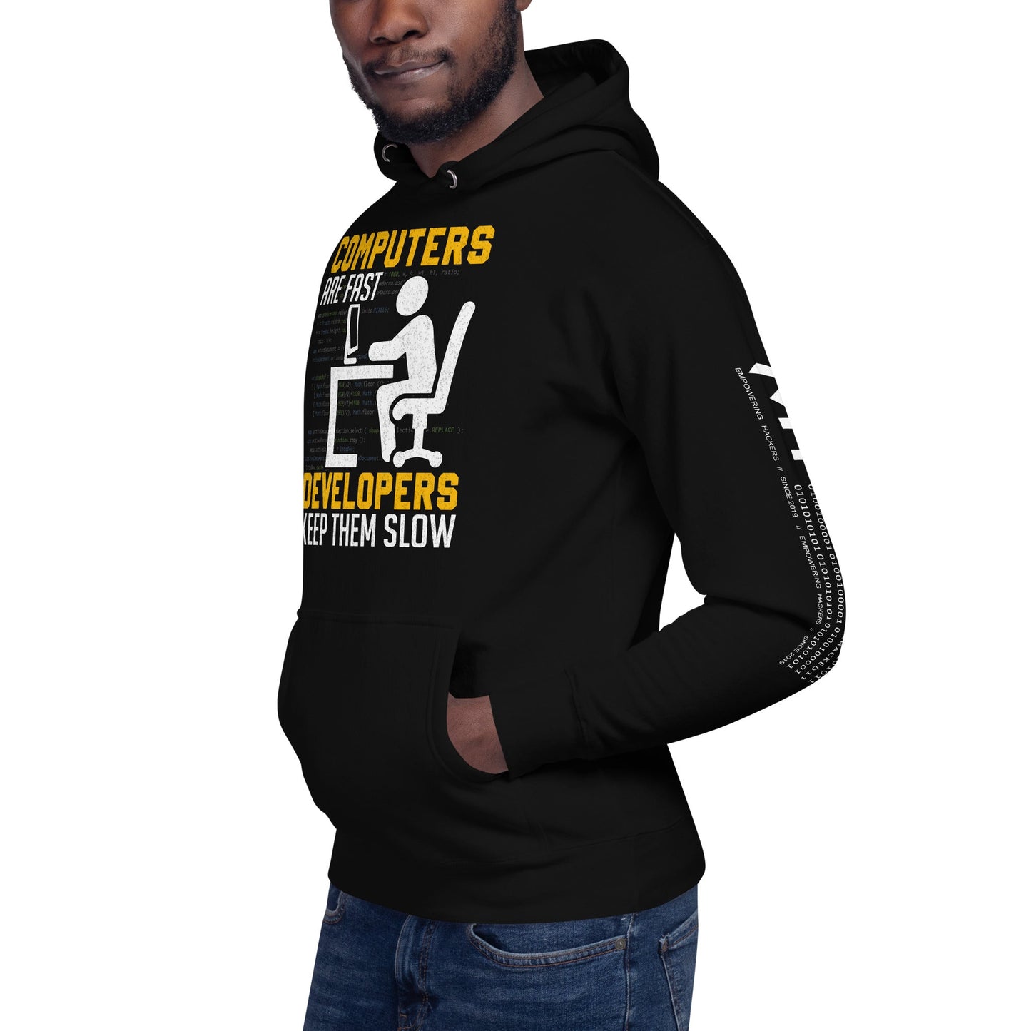 Computers are Fast, Developers make them slow - Unisex Hoodie by DarkByteGear