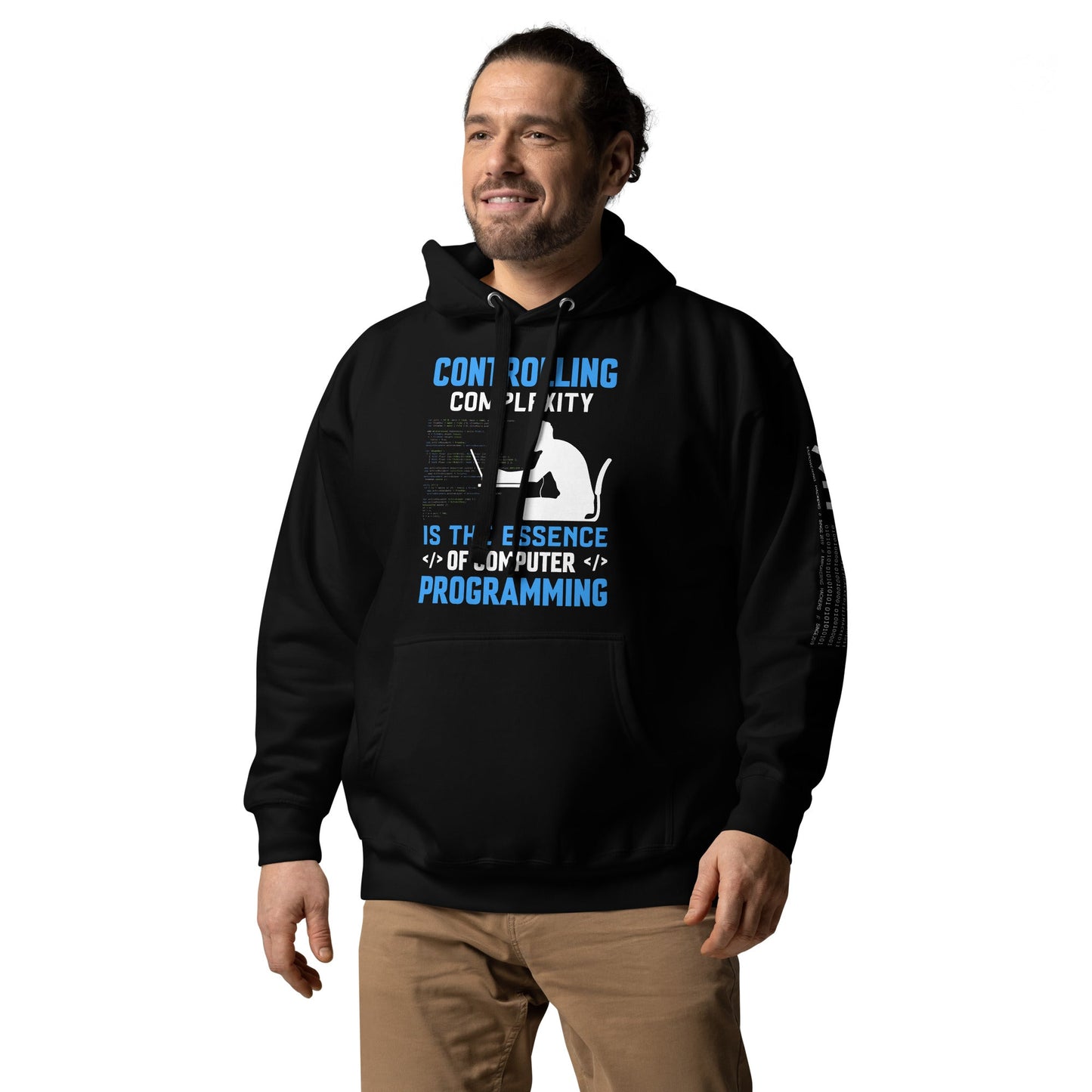 Controlling Complexity is the Essence of Computer Programming Unisex Hoodie by DarkByteGear