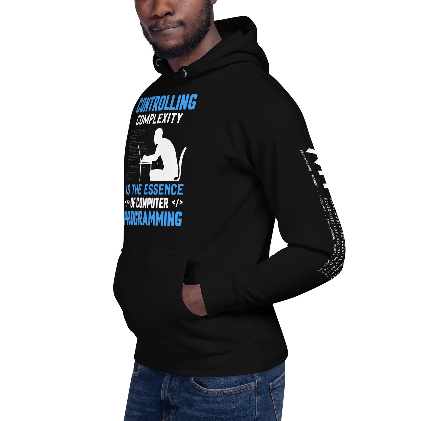 Controlling Complexity is the Essence of Computer Programming Unisex Hoodie by DarkByteGear