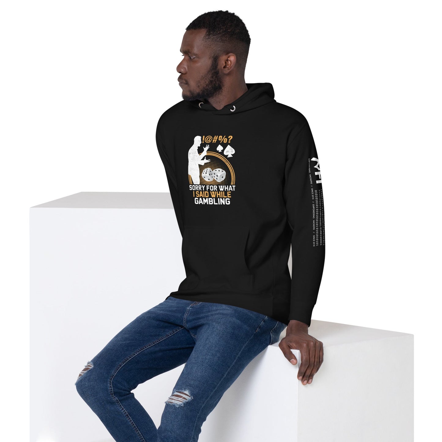 Sorry for what I Said while Gambling - Unisex Hoodie by DarkByteGear