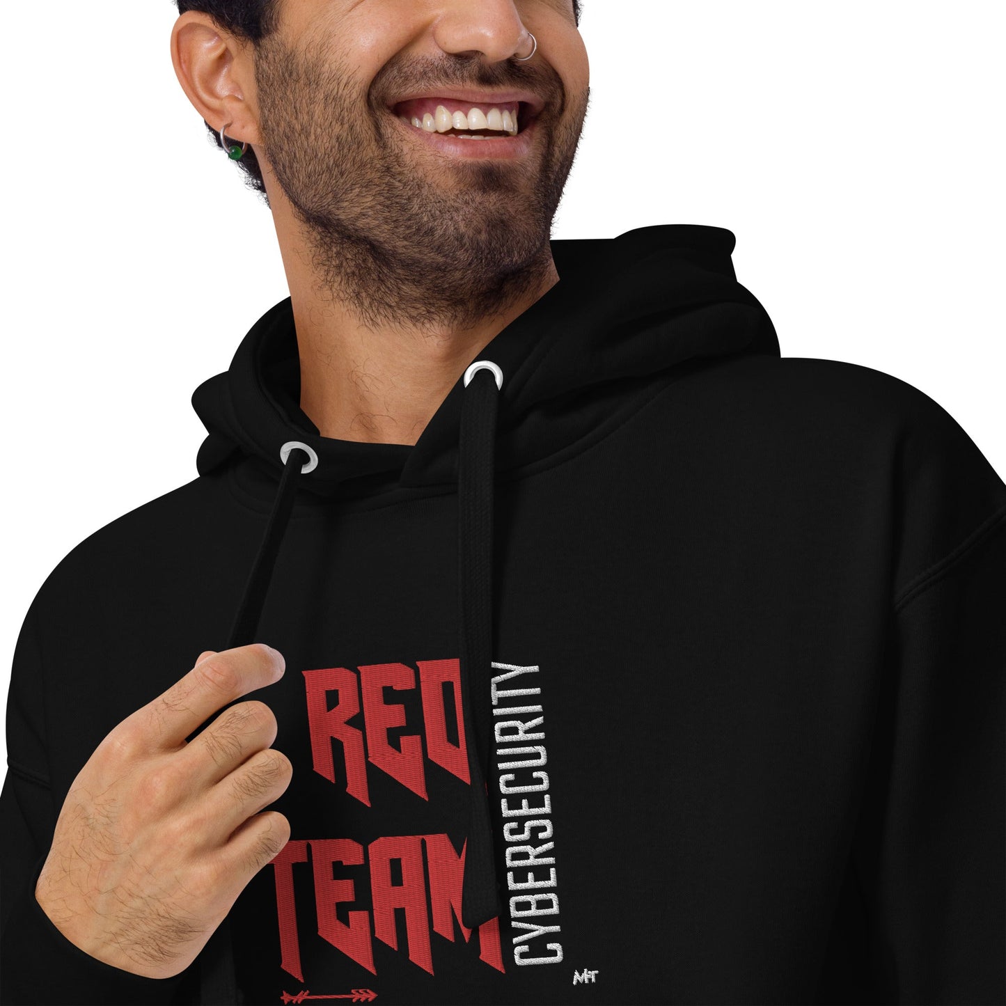 Cyber Security Red Team V9 - Unisex Hoodie Embroidered by DarkByteGear