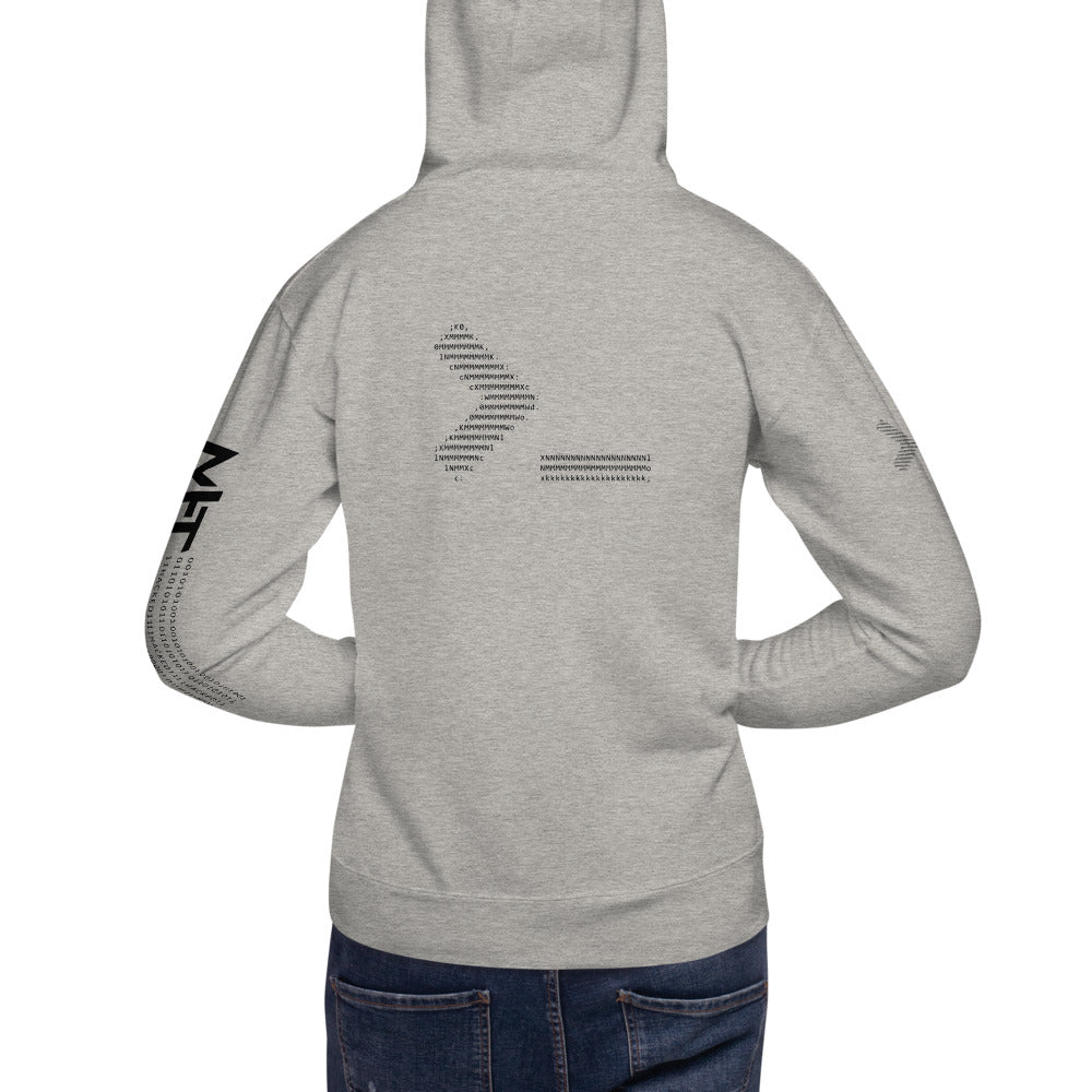 CLI - Unisex Hoodie (back print) by DarkByteGear