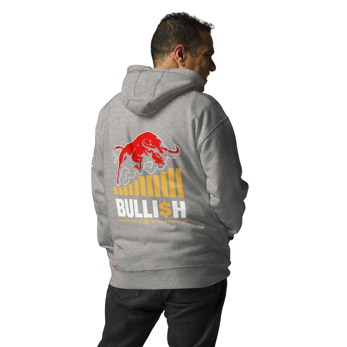 BULLI$H - Unisex Hoodie ( Back Print ) by DarkByteGear