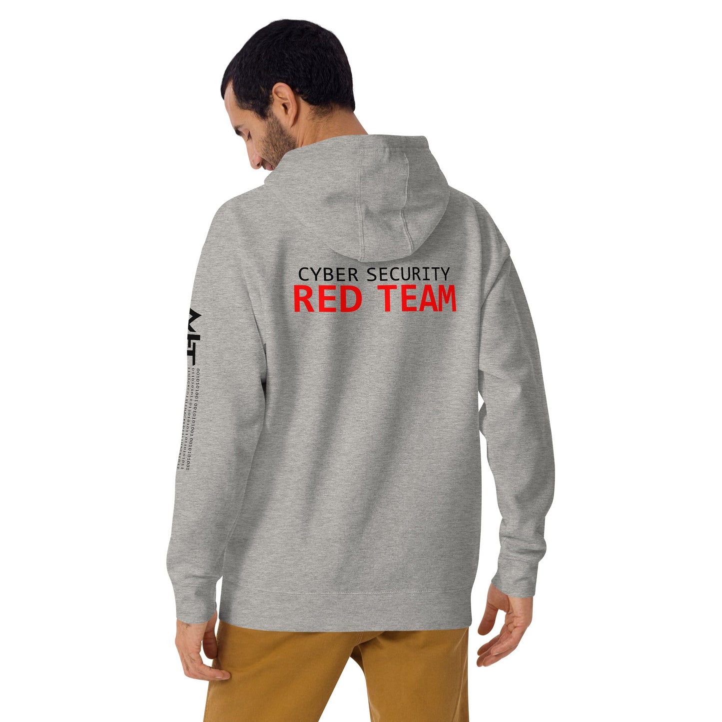 Cyber security red team - Unisex Hoodie (back print) by DarkByteGear