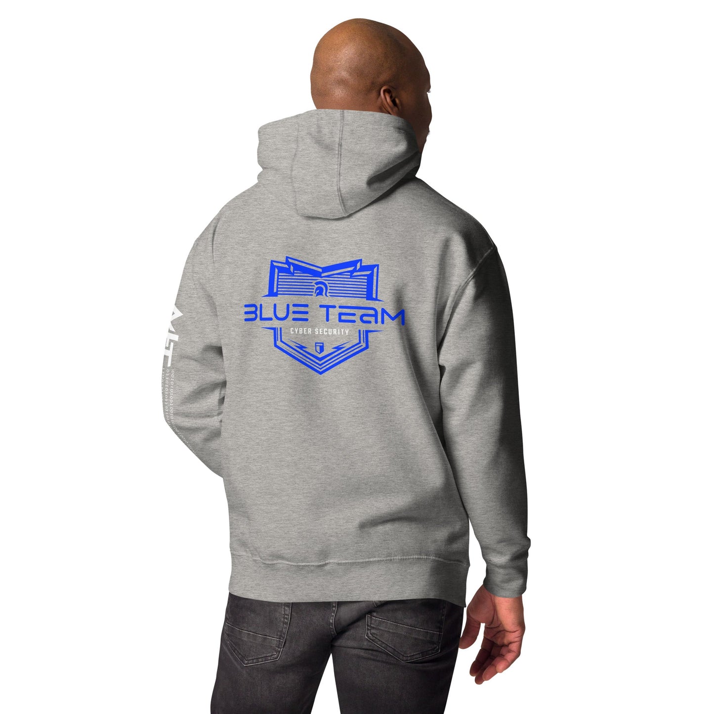 Cyber Security Blue Team V15 - Unisex Hoodie ( Back Print ) by DarkByteGear