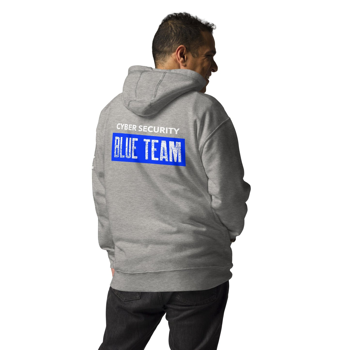 Cyber Security Blue Team V5 - Unisex Hoodie ( Back Print ) by DarkByteGear