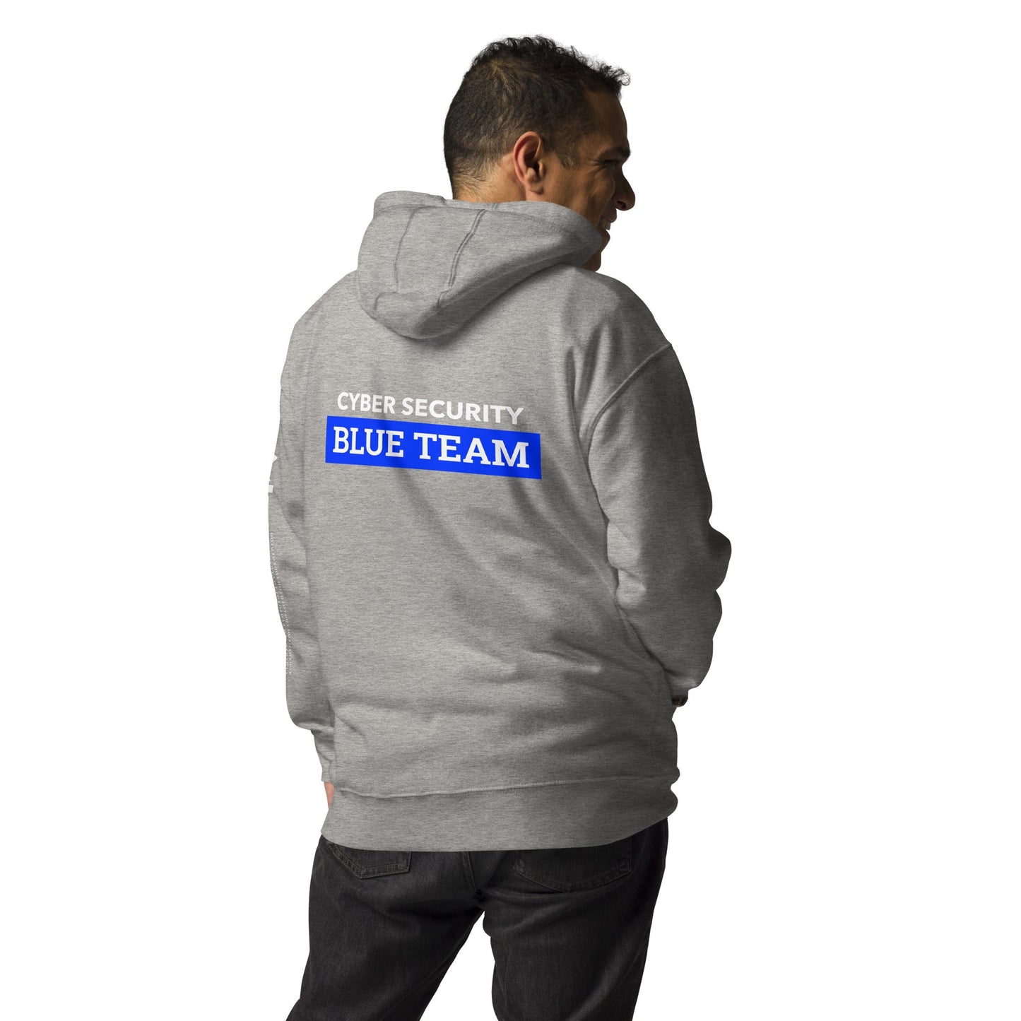 Cyber Security Blue Team V6 - Unisex Hoodie ( Back Print ) by DarkByteGear