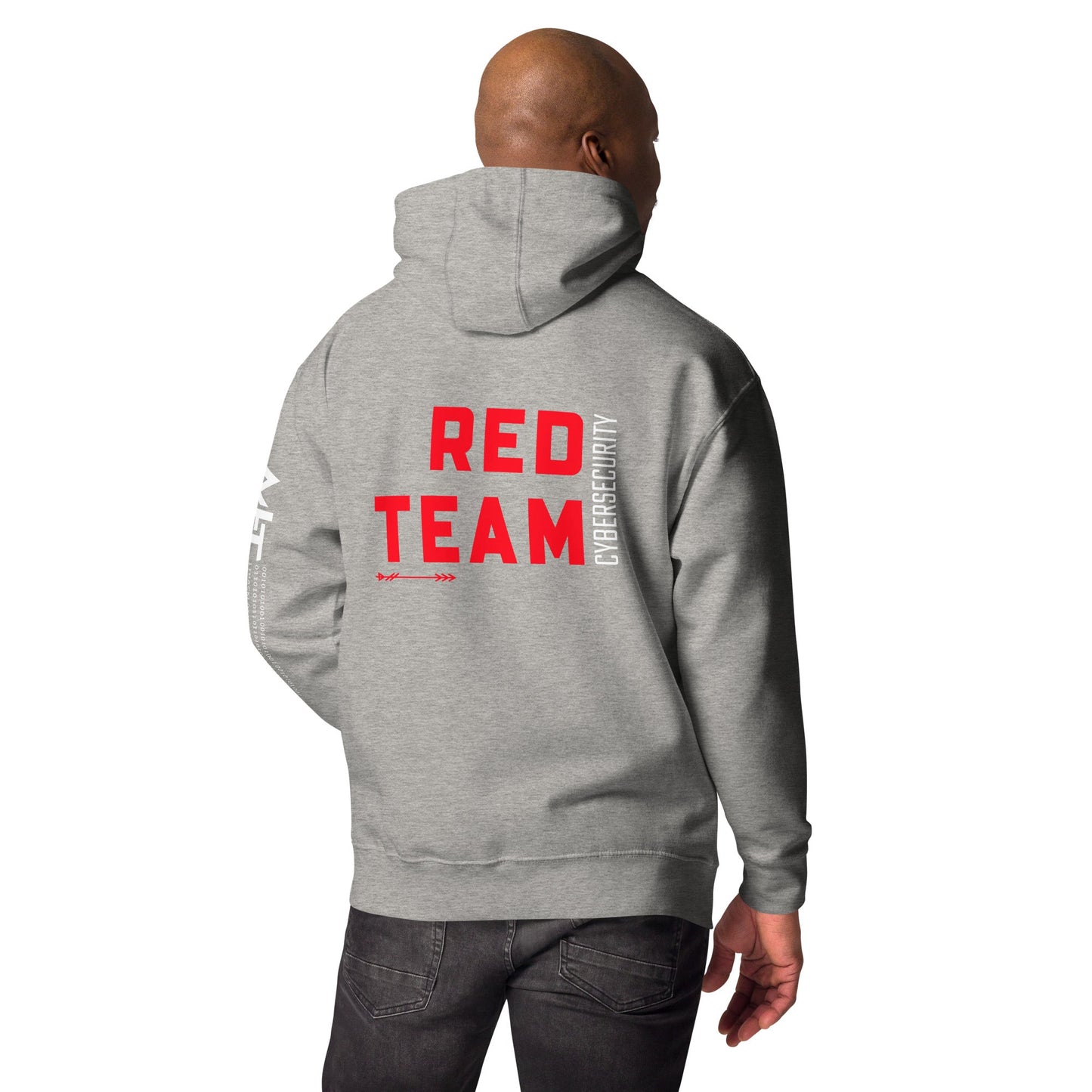 Cyber Security Red Team V8 - Unisex Hoodie ( Back Print ) by DarkByteGear