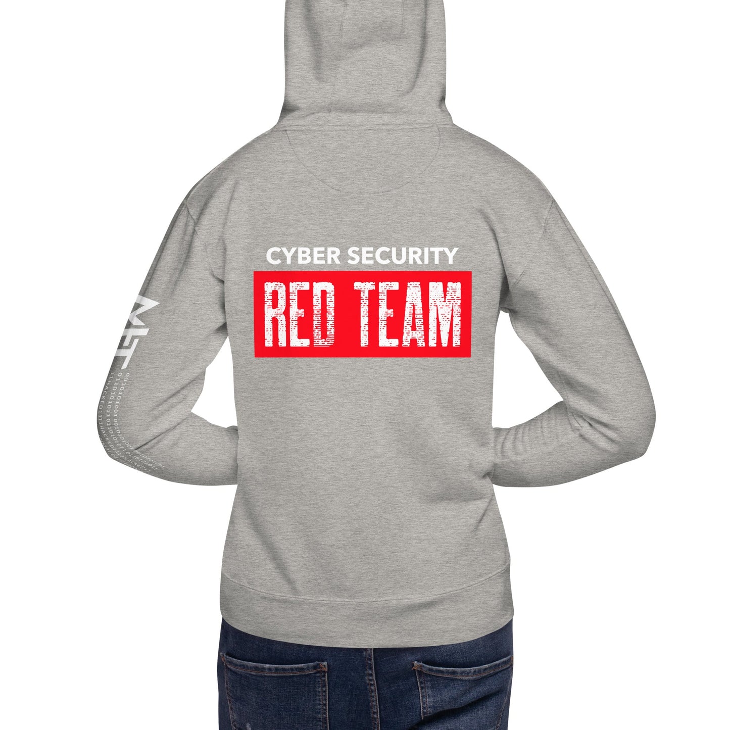 Cyber Security Red Team V1 - Unisex Hoodie ( Back Print ) by DarkByteGear