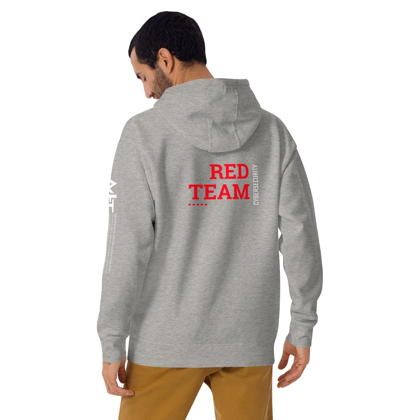 Cyber Security Red Team V12 - Unisex Hoodie ( Back Print ) by DarkByteGear