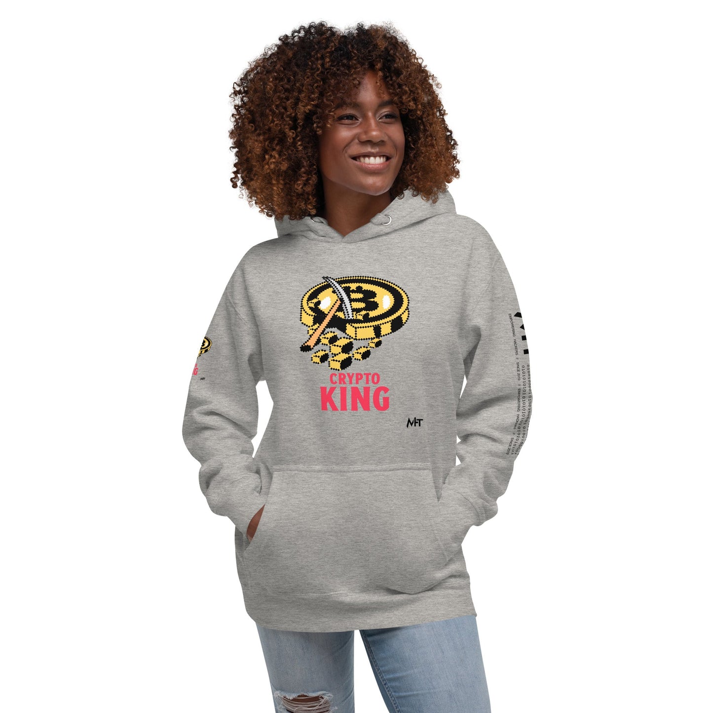 Crypto King - Unisex Hoodie by DarkByteGear