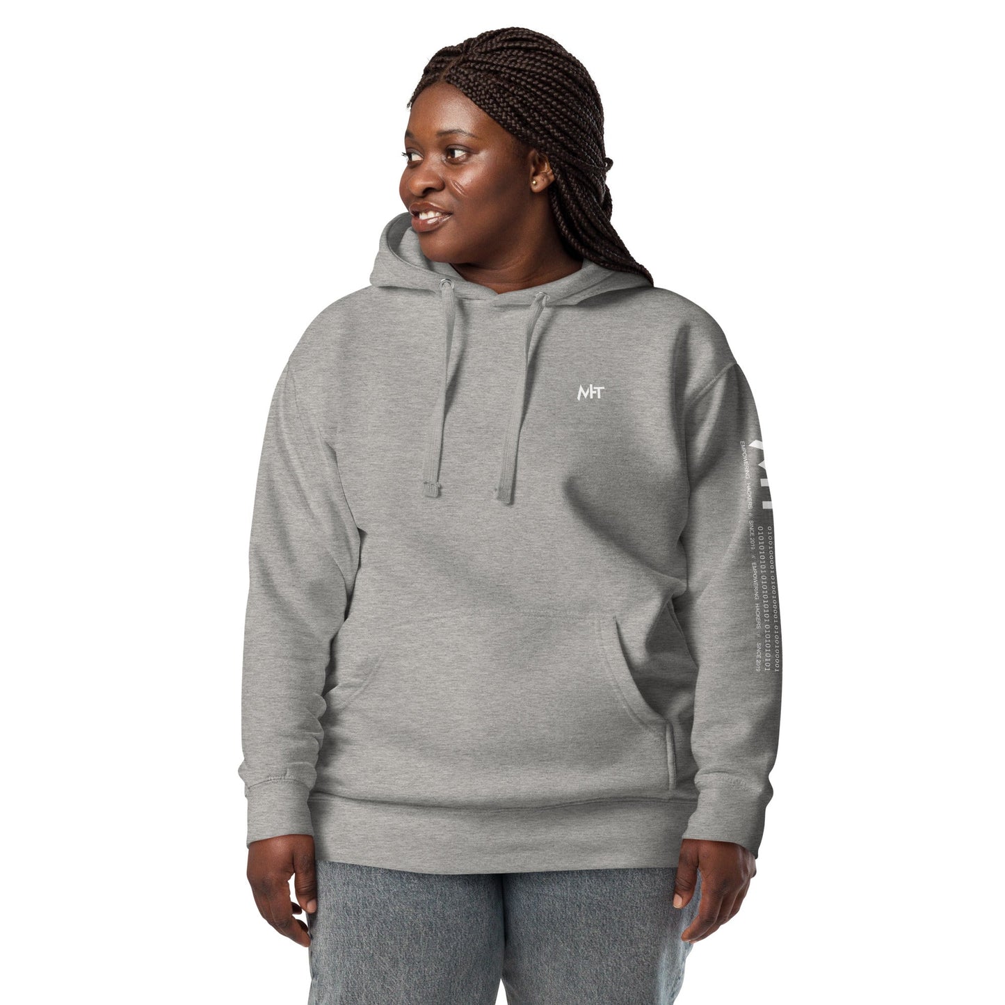 Cyber Security Blue Team 16 - Unisex Hoodie ( Back Print ) by DarkByteGear