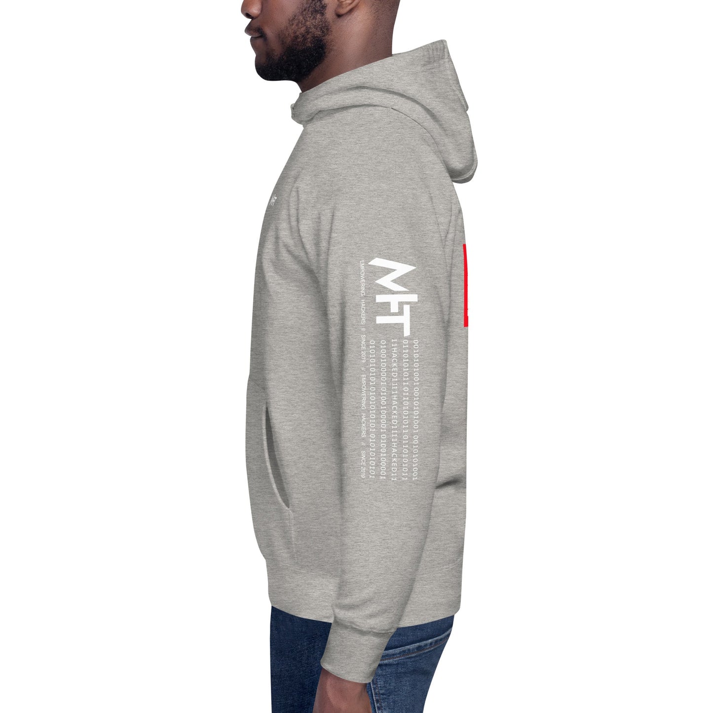 Cyber Security Red Team V1 - Unisex Hoodie ( Back Print ) by DarkByteGear