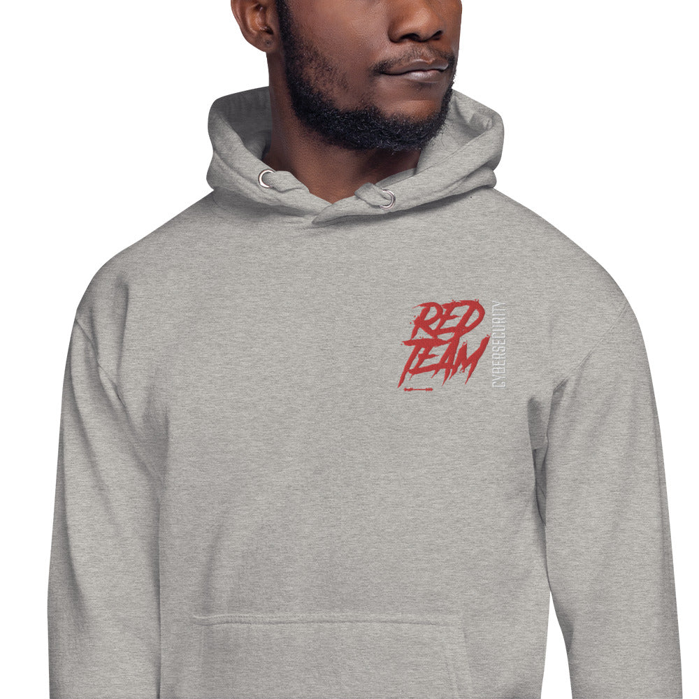 Cyber Security Red Team V10 - Unisex Hoodie (embroidered) by DarkByteGear