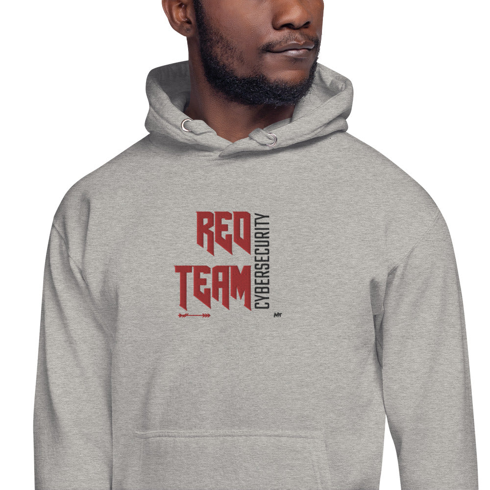 Cyber Security Red Team V9 - Unisex Hoodie Embroidered by DarkByteGear