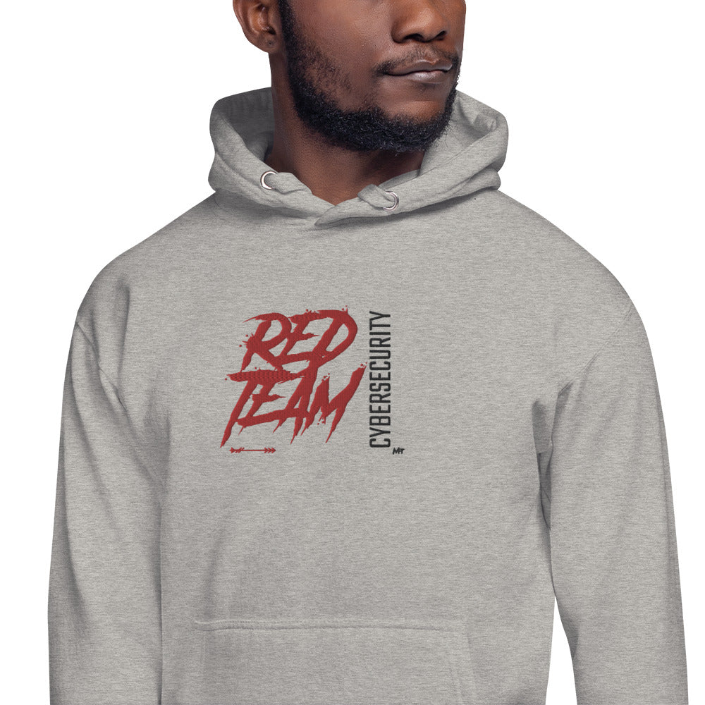 Cyber Security Red Team V10 - Unisex Hoodie (embroidered) by DarkByteGear