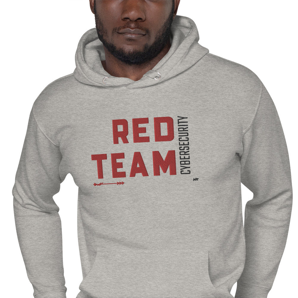 Cyber Security Red Team V7 - Unisex Hoodie Embroidery by DarkByteGear