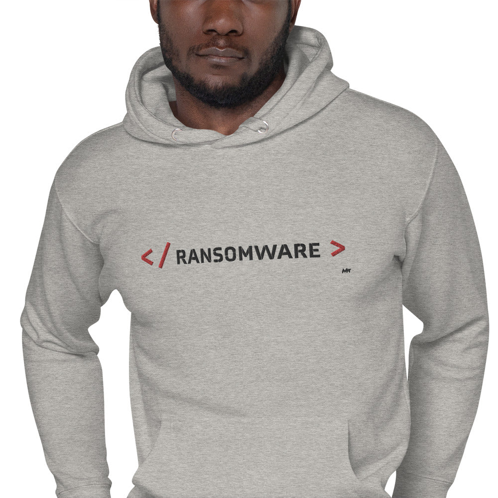 Ransomware - Unisex Hoodie Embroidery by DarkByteGear