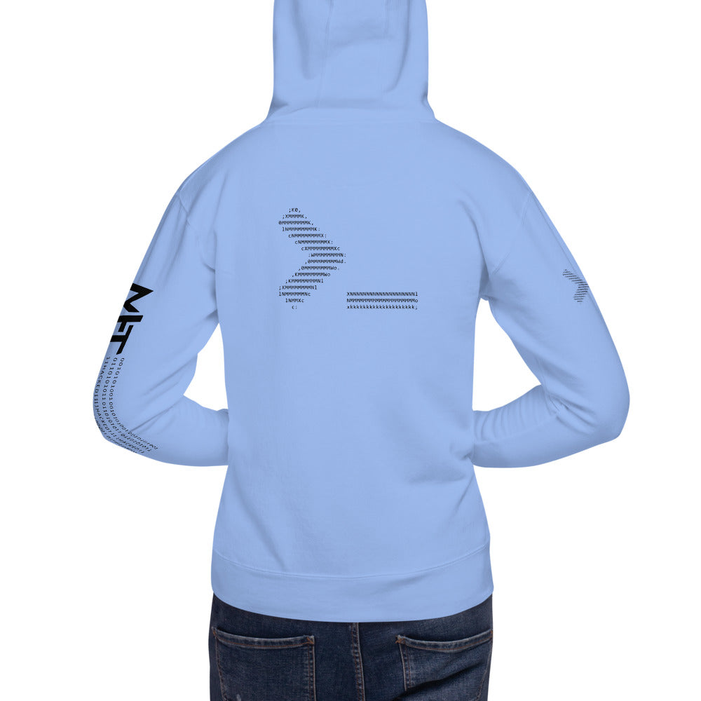 CLI - Unisex Hoodie (back print) by DarkByteGear