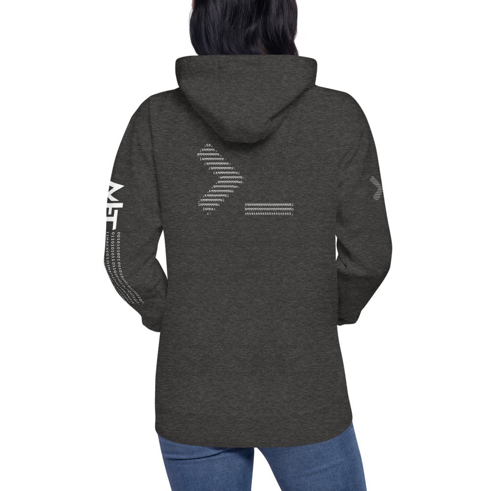 CLI - Unisex Hoodie (back print) by DarkByteGear
