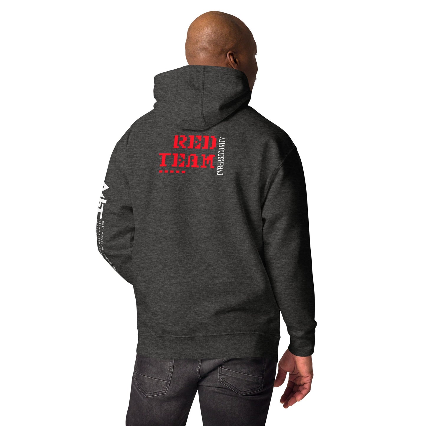 Cyber Security Red Team V15 - Unisex Hoodie (back print) by DarkByteGear