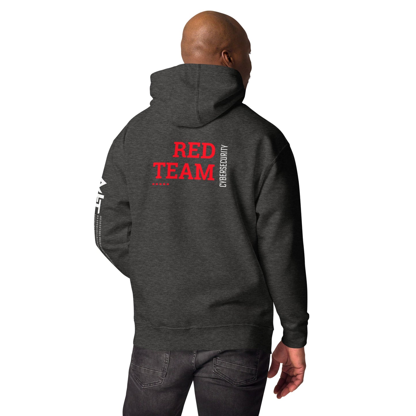 Cyber Security Red Team V12 - Unisex Hoodie ( Back Print ) by DarkByteGear