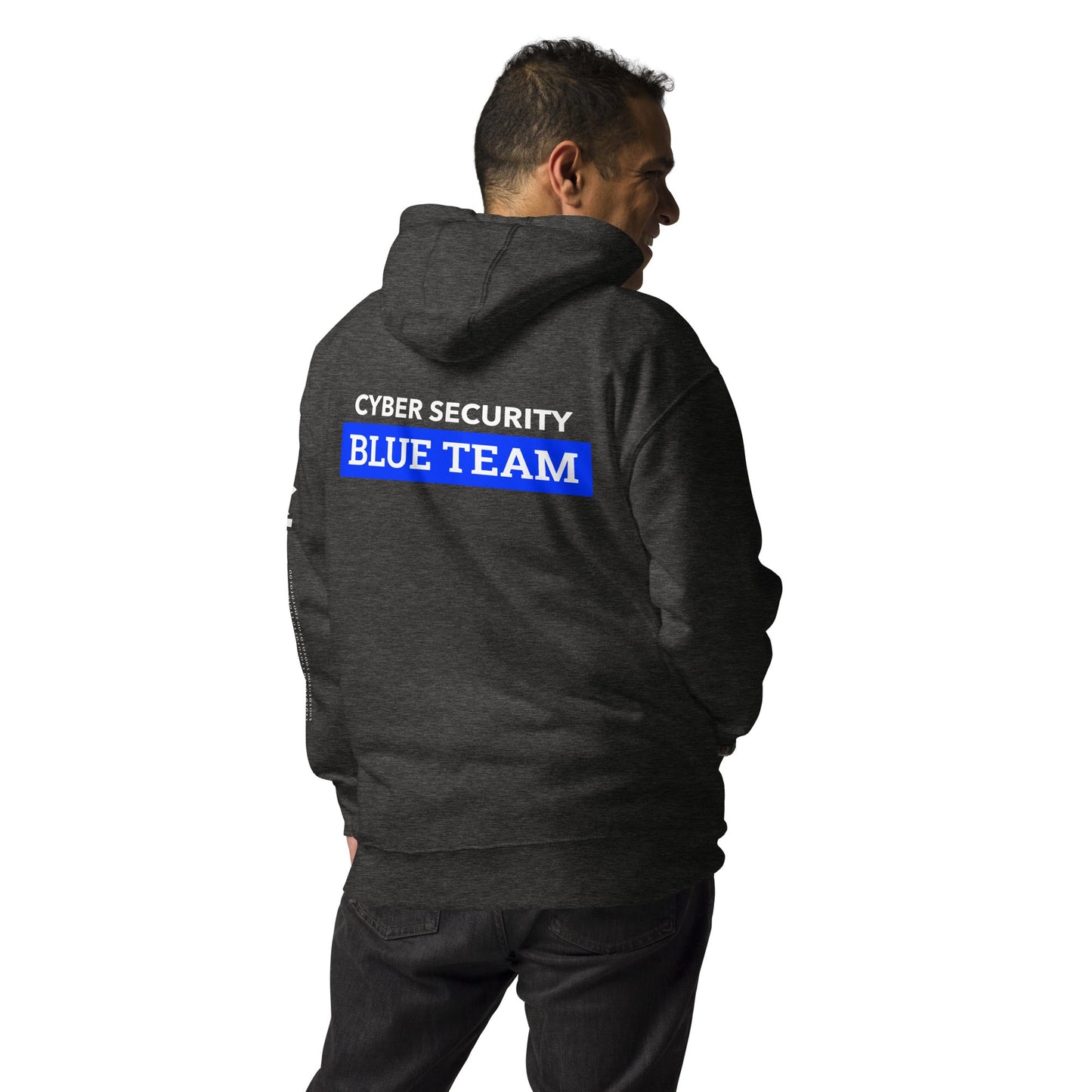 Cyber Security Blue Team V6 - Unisex Hoodie ( Back Print ) by DarkByteGear