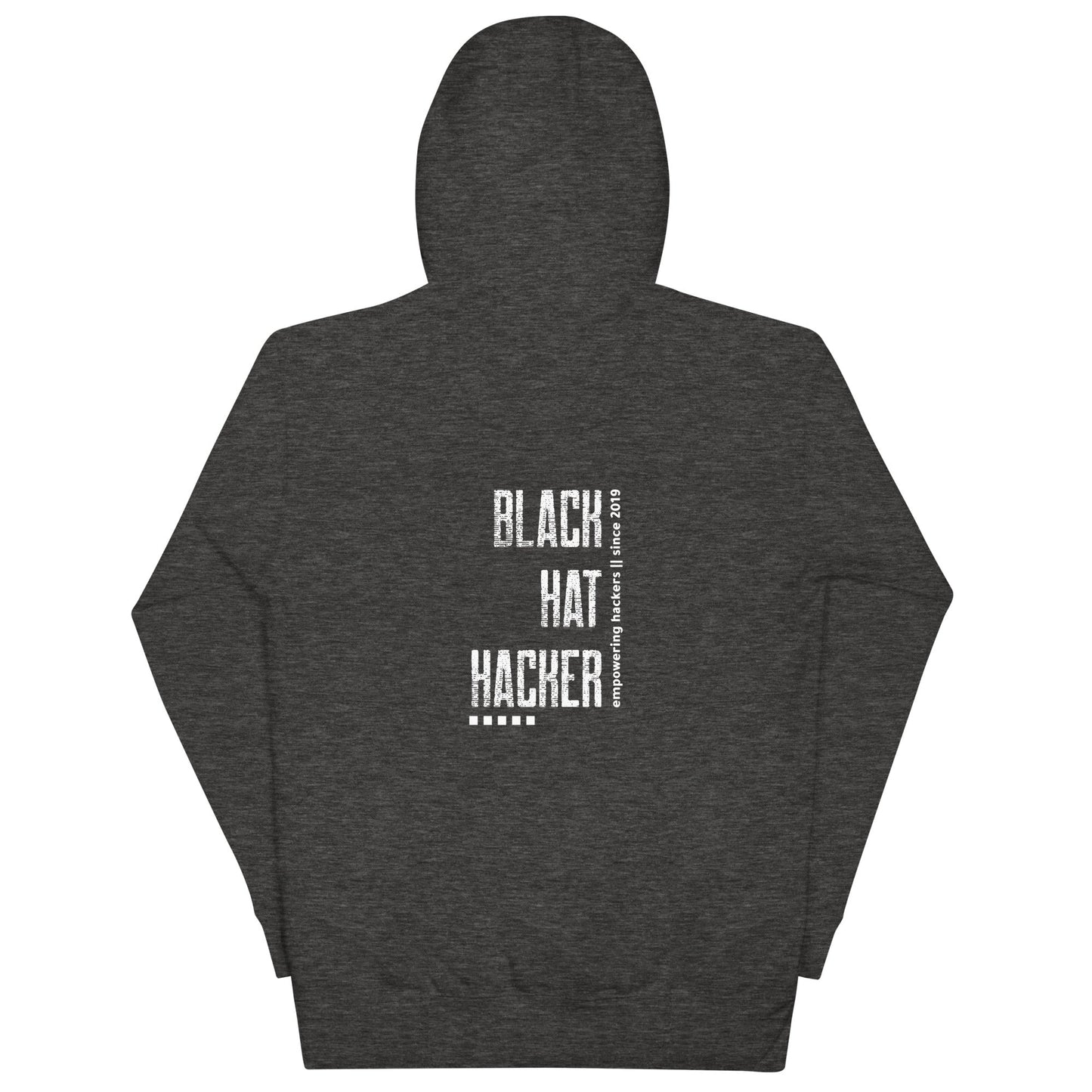 Black Hat Hacker V3 Unisex Hoodie ( Back Print ) by DarkByteGear