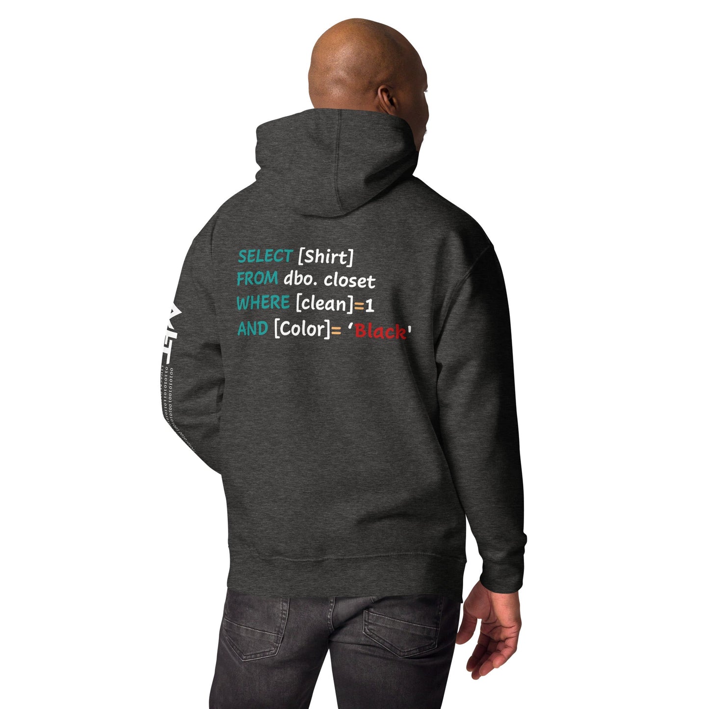 Select Shirt from dbo. closet (Mahfuz) Unisex Hoodie ( Back Print ) by DarkByteGear