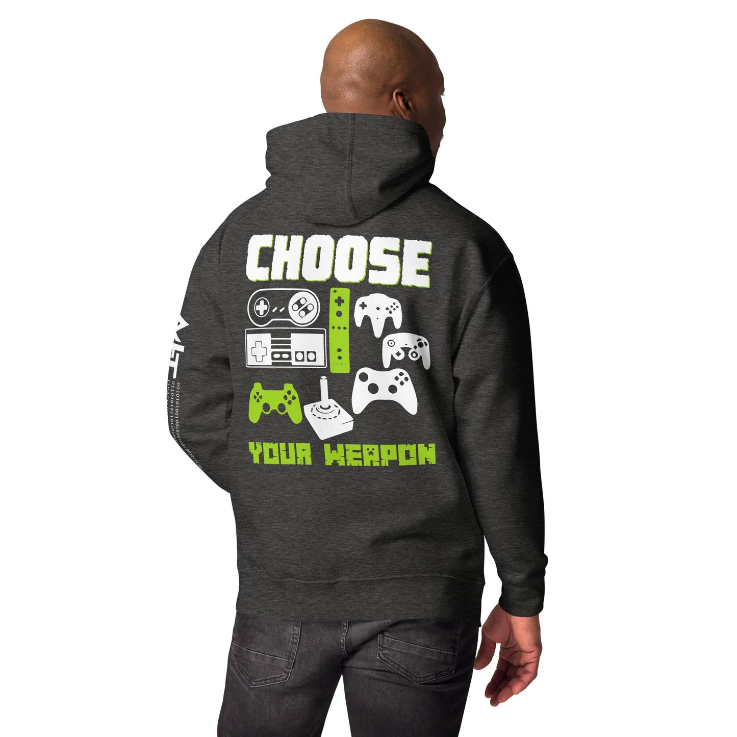 Choose Your Weapons - Unisex Hoodie ( Back Print ) by DarkByteGear