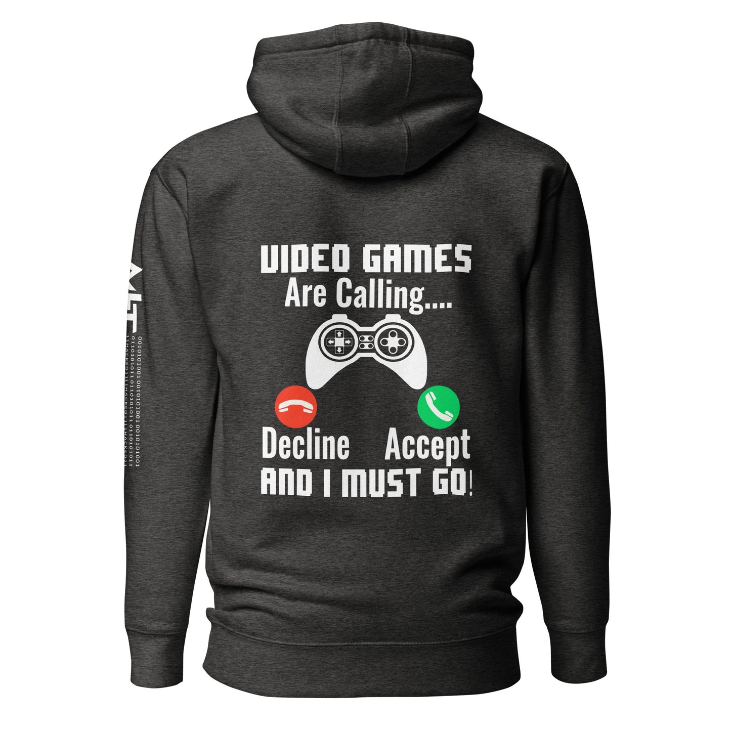Video Games are Calling and I must Go Rima 18 - Unisex Hoodie by DarkByteGear